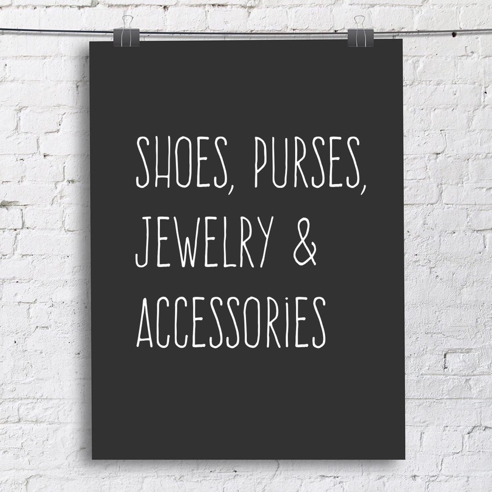 Shoes, jewelry, accessories, & shoes